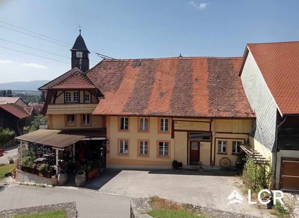 Thierrens (Vaud) - Immeuble de caractère avec projet de transformation en 8 appartements PPE