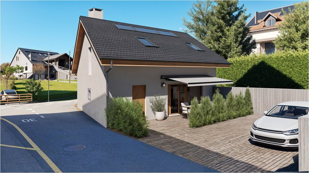 Terrain avec permis de construire à vendre au centre de Daillens