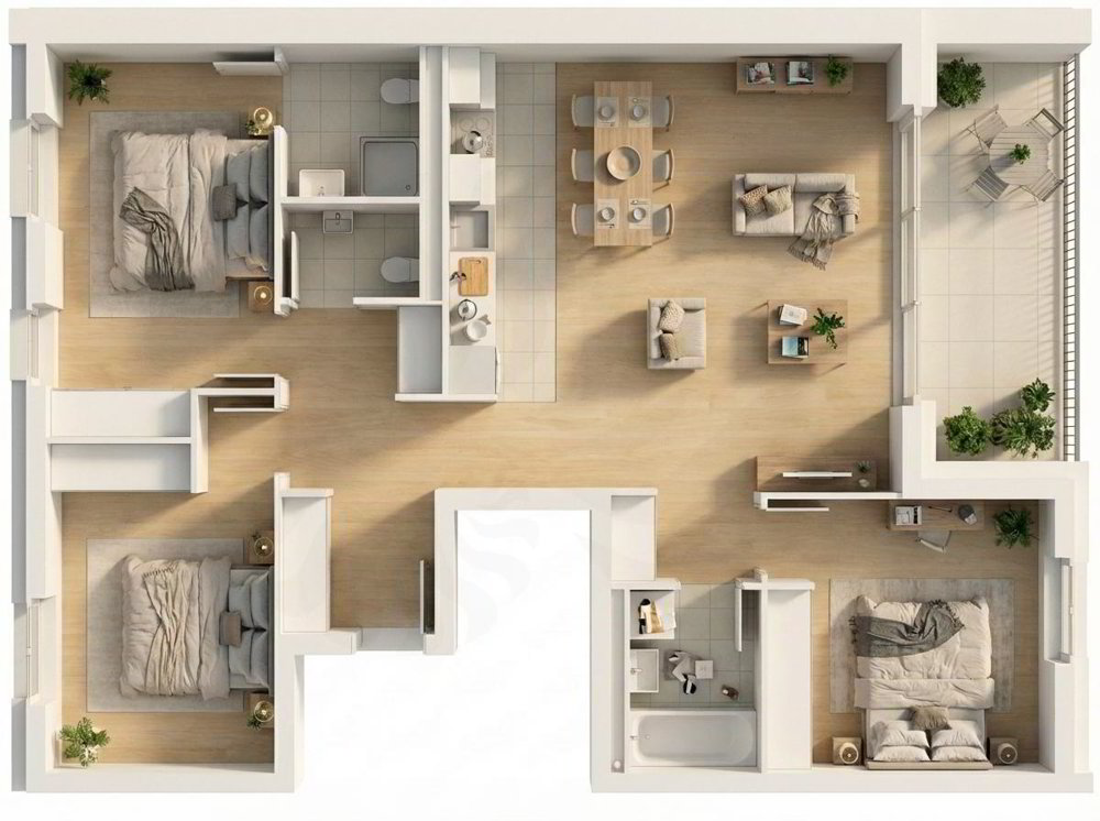 Wohnung – Choulex - Ansicht 2