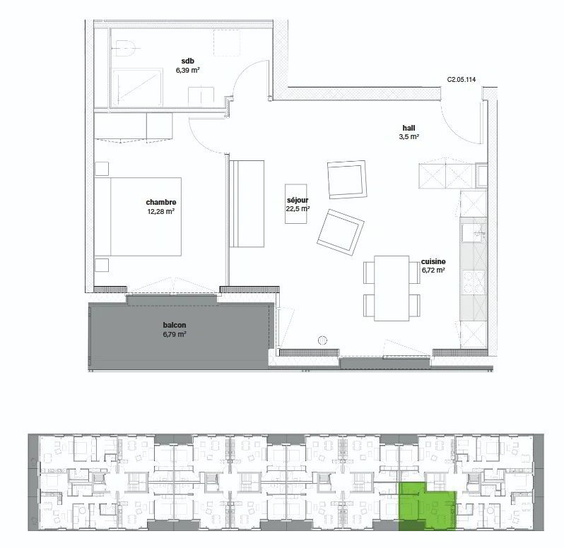 2 rooms Apartment for rent in Sion - image 1/6