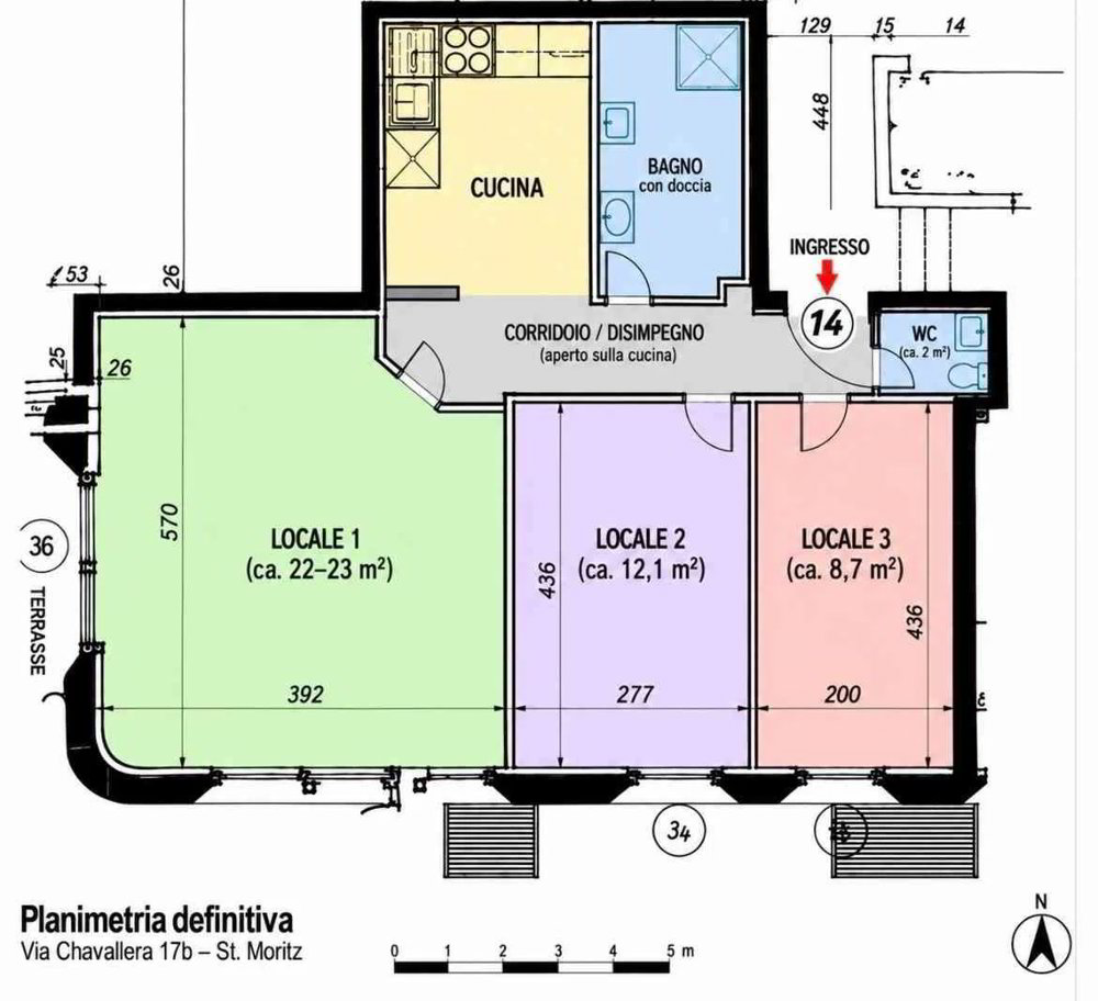 Ufficio & Commercio di 3.5 locali in affitto a St. Moritz - immagine 1/9