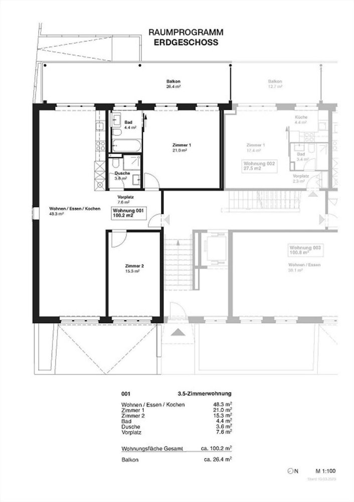 Appartement 3.5 pièces à louer à Basel - image 1/11