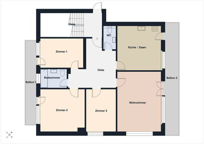 4.5 Zimmer Wohnung zum verkaufen in Ried-Brig - Bild 1/13