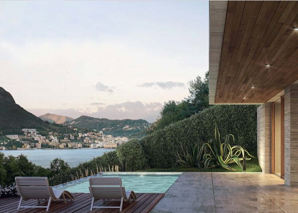Terreno edificabile con vista mozzafiato sul Lago di Lugano Montagnola e Progetto Approvato Villa 10 locali