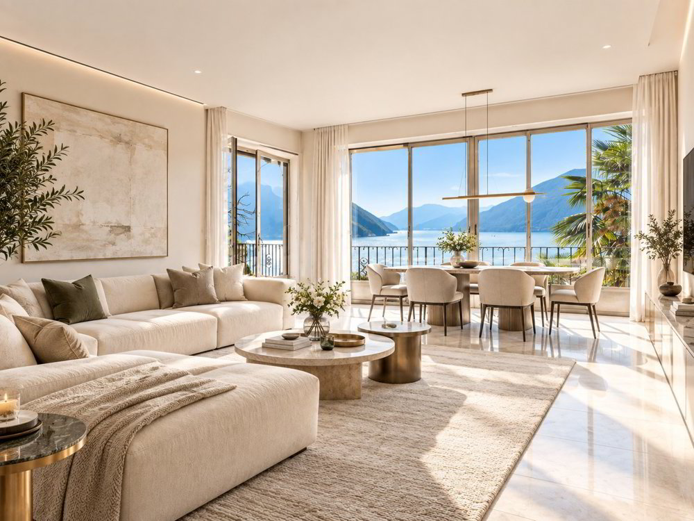 Bissone: terreno con vista lago e progetto per esclusiva residenza bifamiliare - Mehr