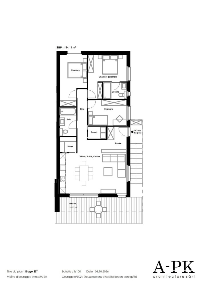 Appartement 4.5 pièces à acheter à Chalais - image 1/5