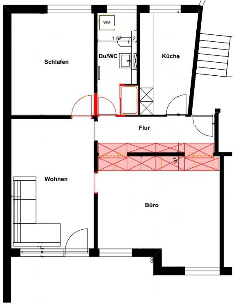 3 rooms Apartment for rent in Winterthur - image 1/5