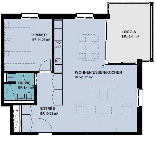 2.5 rooms Apartment for rent in Rorschach - image 1/5