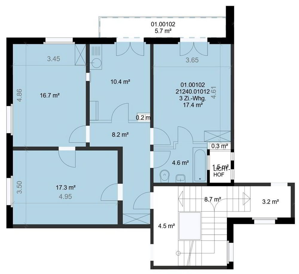 3 rooms Apartment for rent in Bern - image 1/9