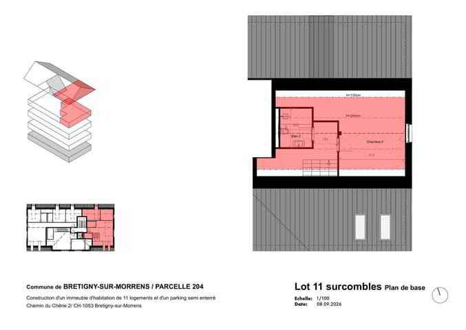 4.5 Zimmer Wohnung zum verkaufen in Bretigny-sur-Morrens - Bild 1/13