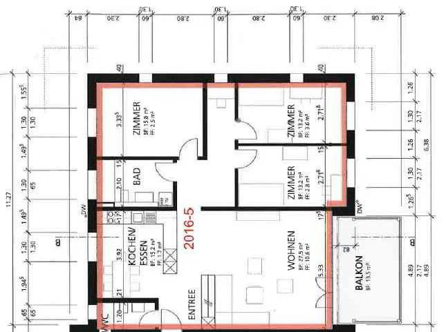 4.5 Zimmer Wohnung zu vermieten in Oberburg - Bild 1/8