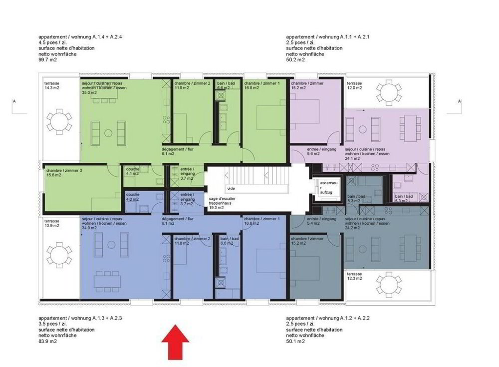 3 rooms Apartment for rent in Tentlingen - image 1/9