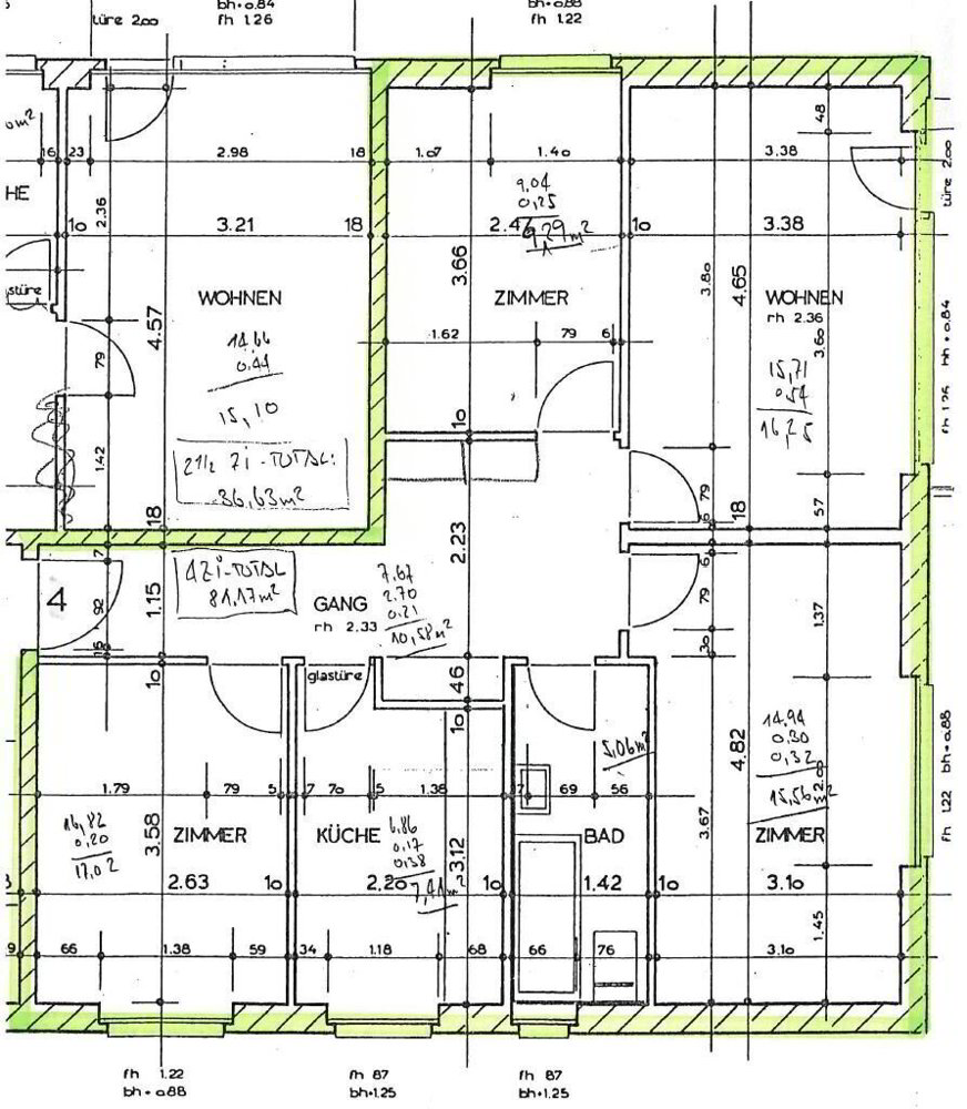 4 Zimmer Wohnung zu vermieten in Menziken - Bild 1/9