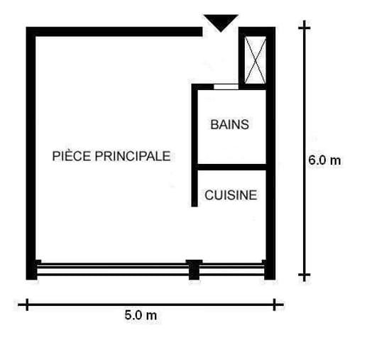 1 rooms Apartment for rent in Châtelaine - image 1/2