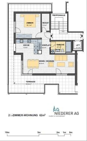 2 Zimmer Wohnung zu vermieten in Ostermundigen - Bild 1/12
