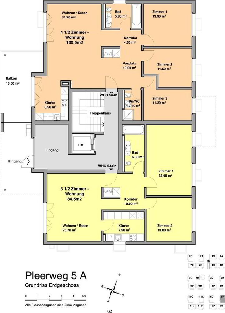 3 rooms Apartment for rent in Burgdorf - image 1/10
