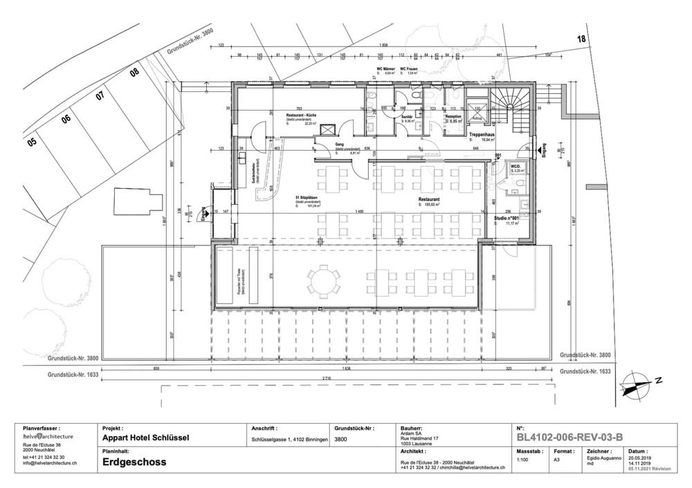 null rooms Office & Commercial to buy in Binningen - image 1/13