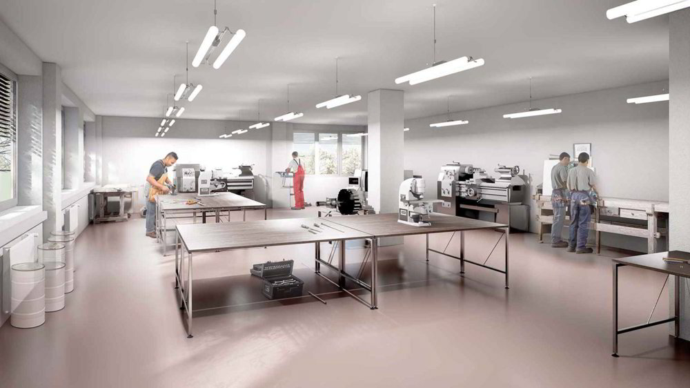 Atelier,dépôt, locaux de 490 m2 à louer à Lausanne
