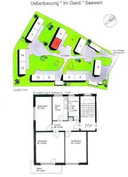 3 Zimmer Wohnung zu vermieten in Seewen SZ - Bild 1/6