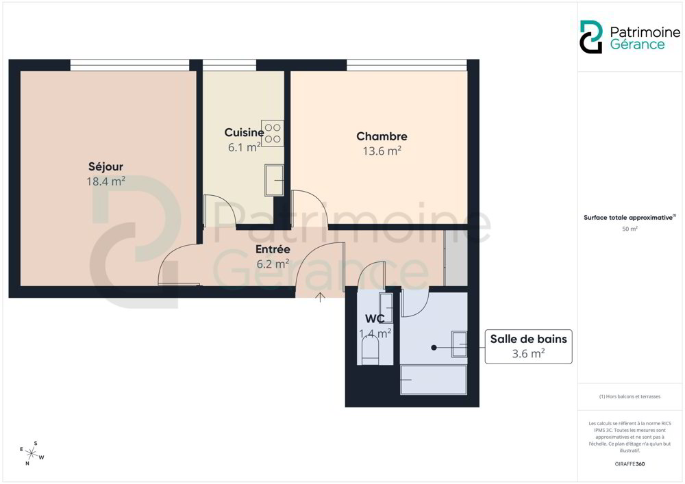 2.5 rooms Apartment for rent in La Chaux-de-Fonds - image 1/6