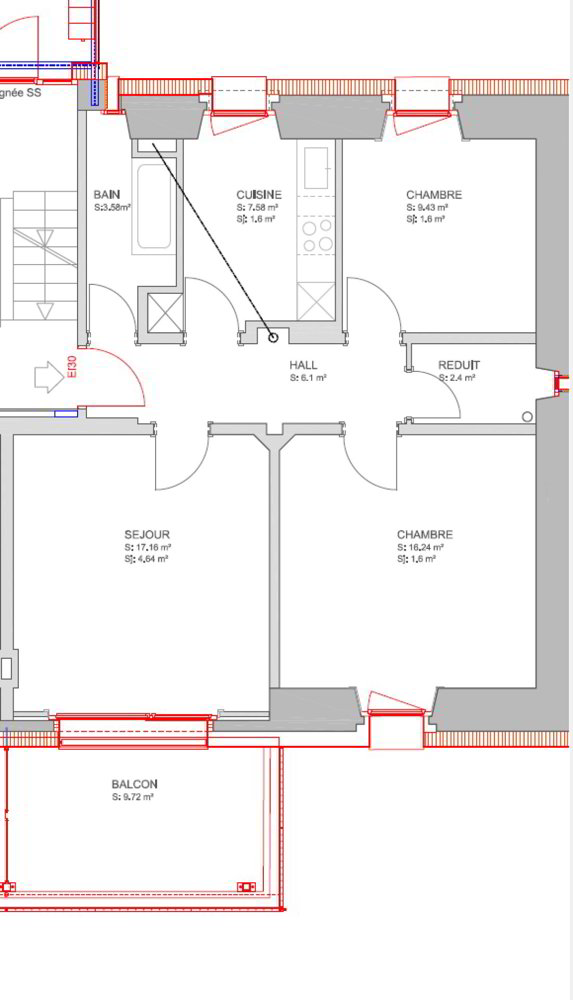 Appartement 3 pièces à louer à Neuchâtel - image 1/9