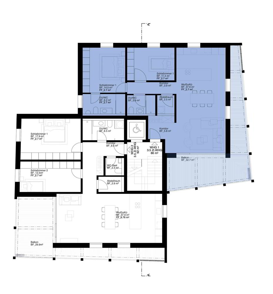 3.5 rooms Apartment to buy in Widnau - image 1/9