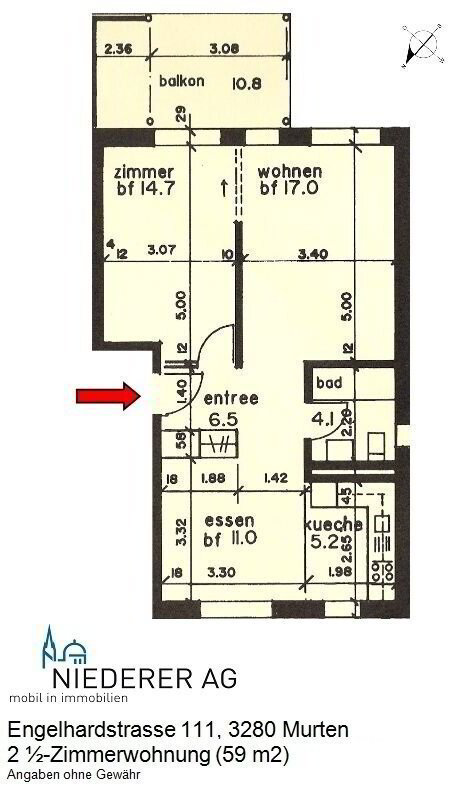 2 rooms Apartment for rent in Murten - image 1/8