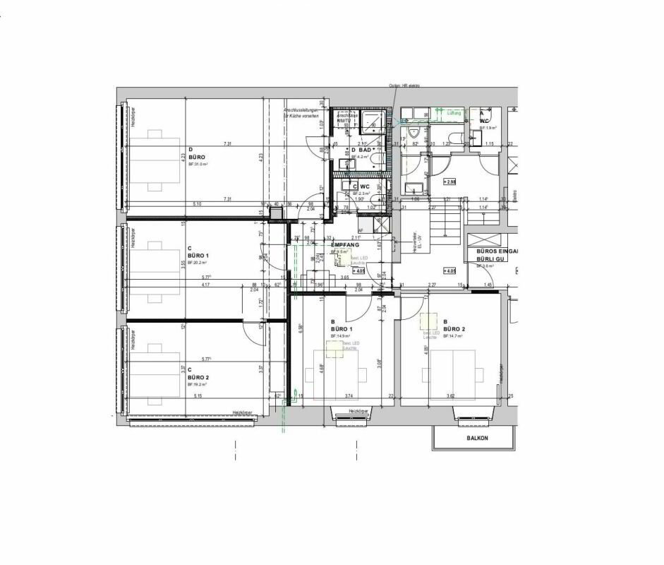 5.5 rooms Office & Commercial for rent in Lucerna - image 1/10