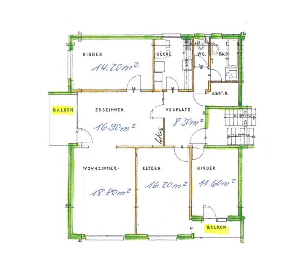 4.5 rooms Apartment for rent in Saint-Gall - image 1/12