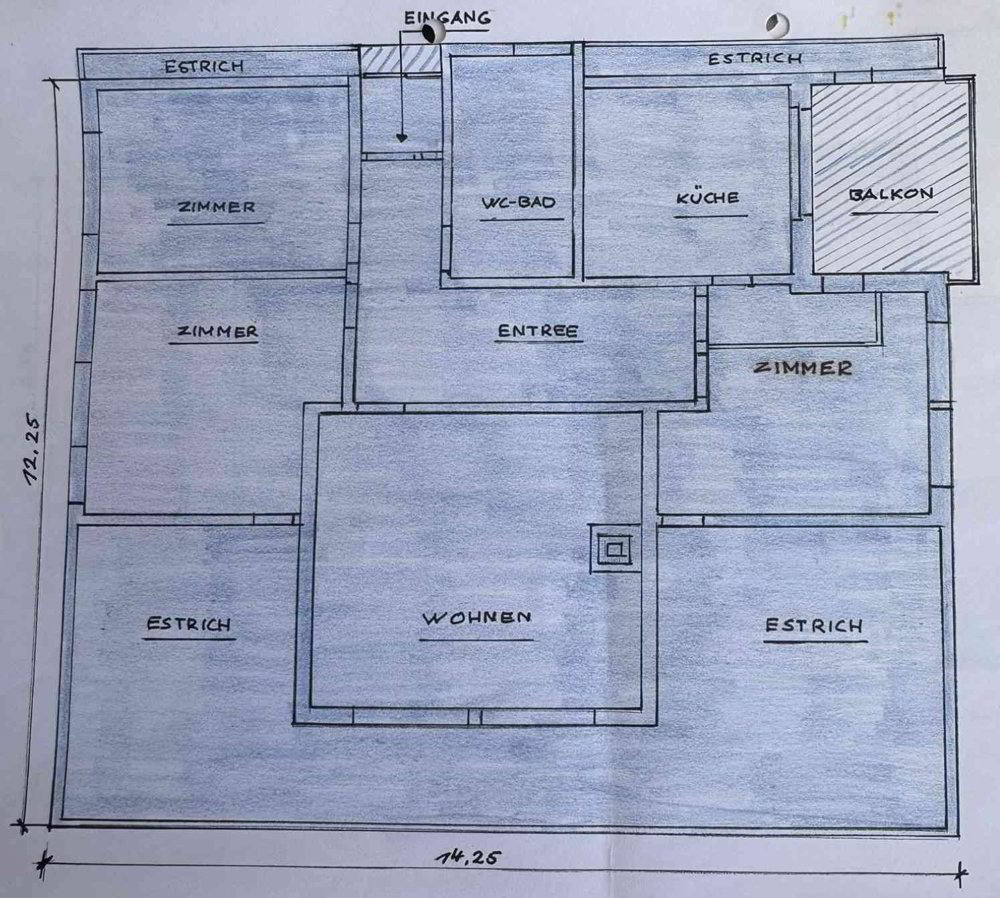 Appartement 4 pièces à louer à Obernau - image 1/12