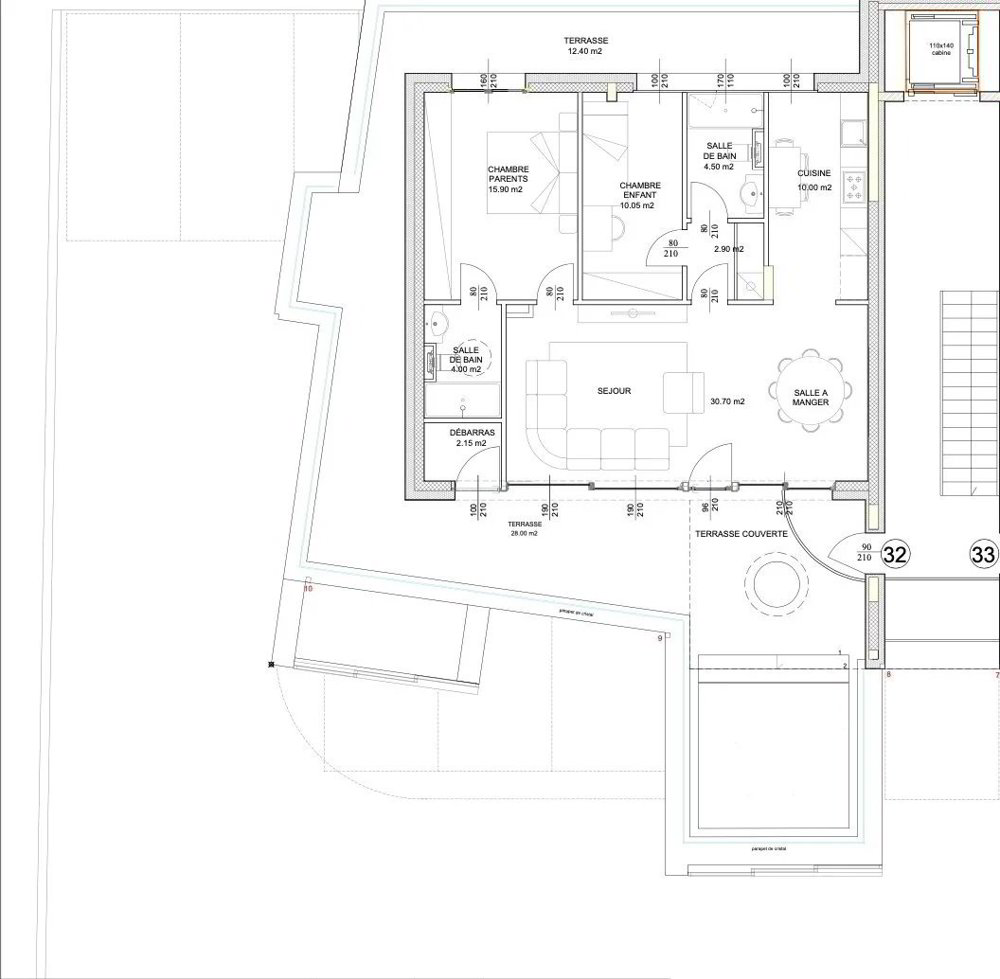 3 rooms Apartment for rent in Sierre - image 1/8