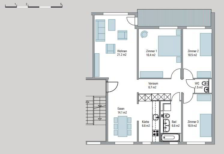 4.5 Zimmer Wohnung zu vermieten in Greifensee - Bild 1/7