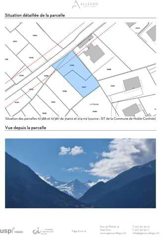 null rooms Land to buy in Veyras - image 1/6