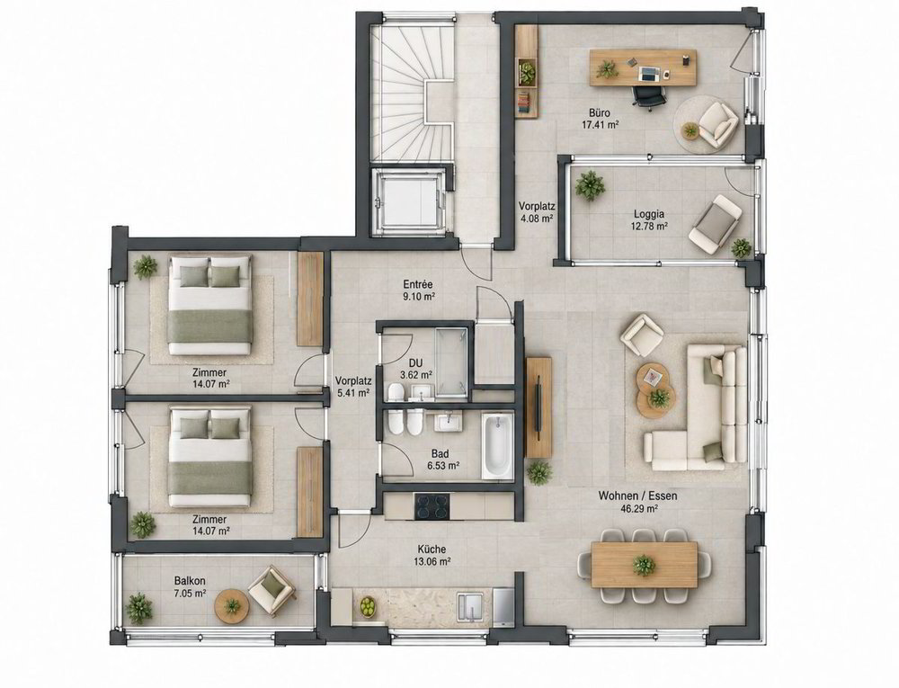 4 Zimmer Wohnung zum verkaufen in Allschwil - Bild 1/13