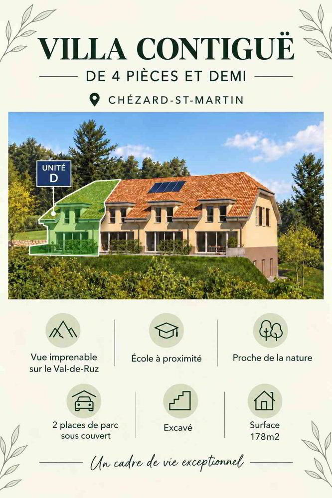Maison 4.5 pièces à acheter à Les Vieux-Prés - image 1/11
