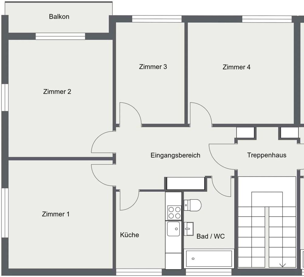 4.5 rooms Apartment for rent in Rebstein - image 1/8