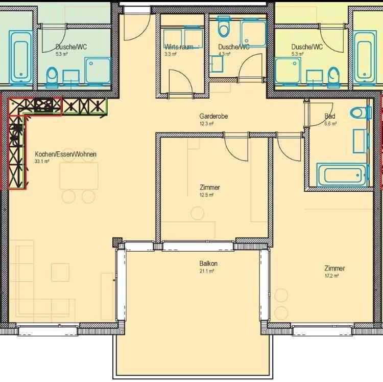3.5 Zimmer Wohnung zu vermieten in Seewen SZ - Bild 1/10