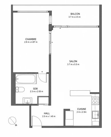 Appartamento di 3 locali in affitto a Ginevra - immagine 1/10