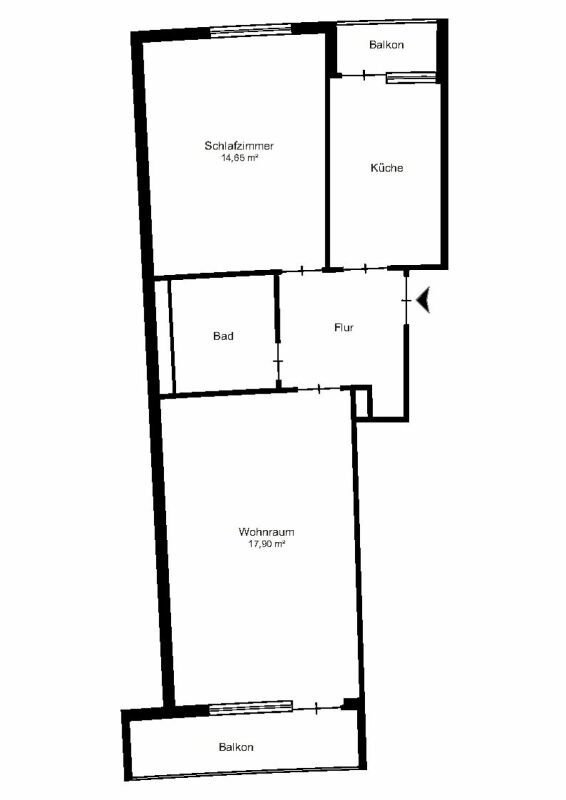 2 rooms Apartment for rent in St. Gallen - image 1/8