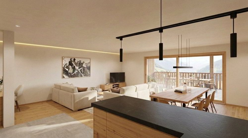 3 Zimmer Wohnung zum verkaufen in Champsec - Bild 1/13