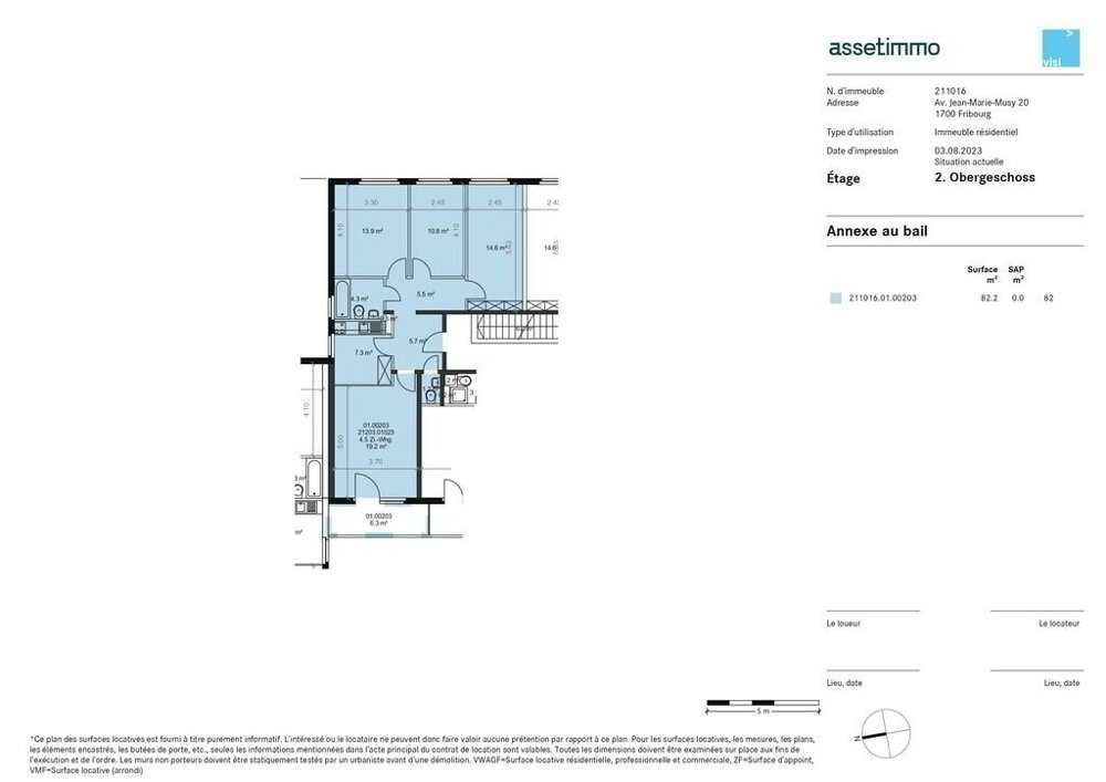 4 Zimmer Wohnung zu vermieten in Friburgo - Bild 1/10