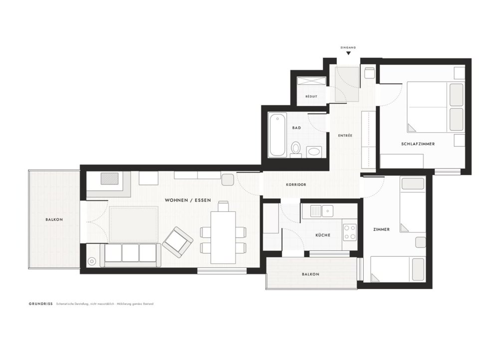 Appartement 3 pièces à acheter à Lantsch/Lenz - image 1/22
