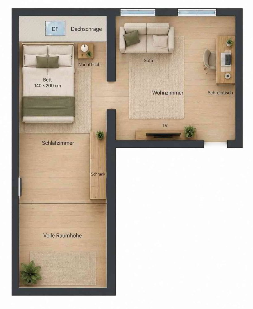 Appartamento di 1.5 locali in affitto a Saint-Gall - immagine 1/7