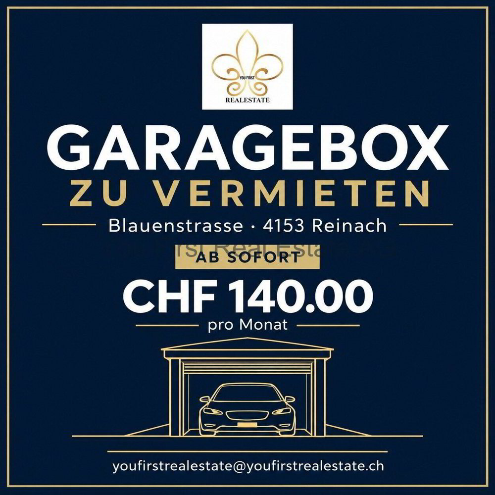 null rooms Car park, garage for rent in Reinach BL - image 1/1