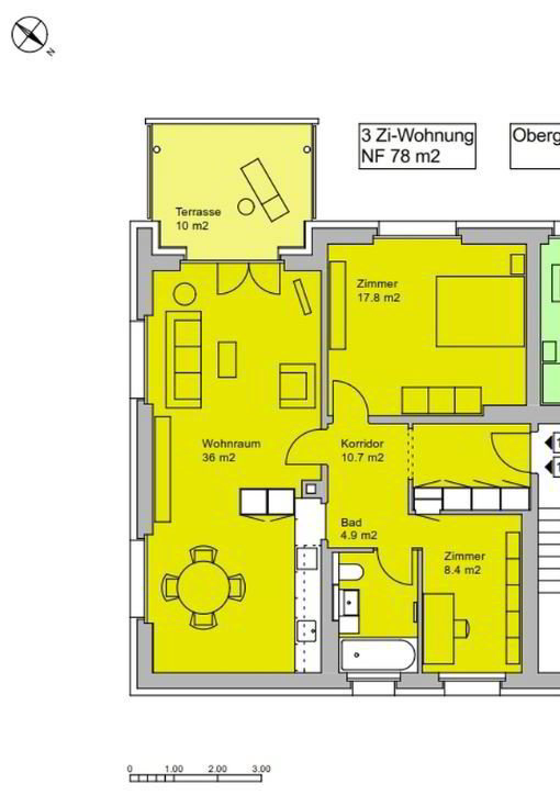 3 rooms Apartment for rent in Emmenbrücke - image 1/9