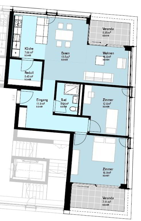 Appartement 3.5 pièces à louer à Ilanz - image 1/7