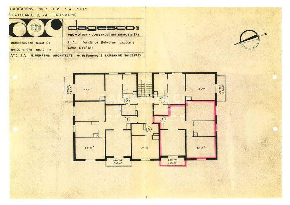 3 rooms Apartment for rent in Ecublens VD - image 1/2