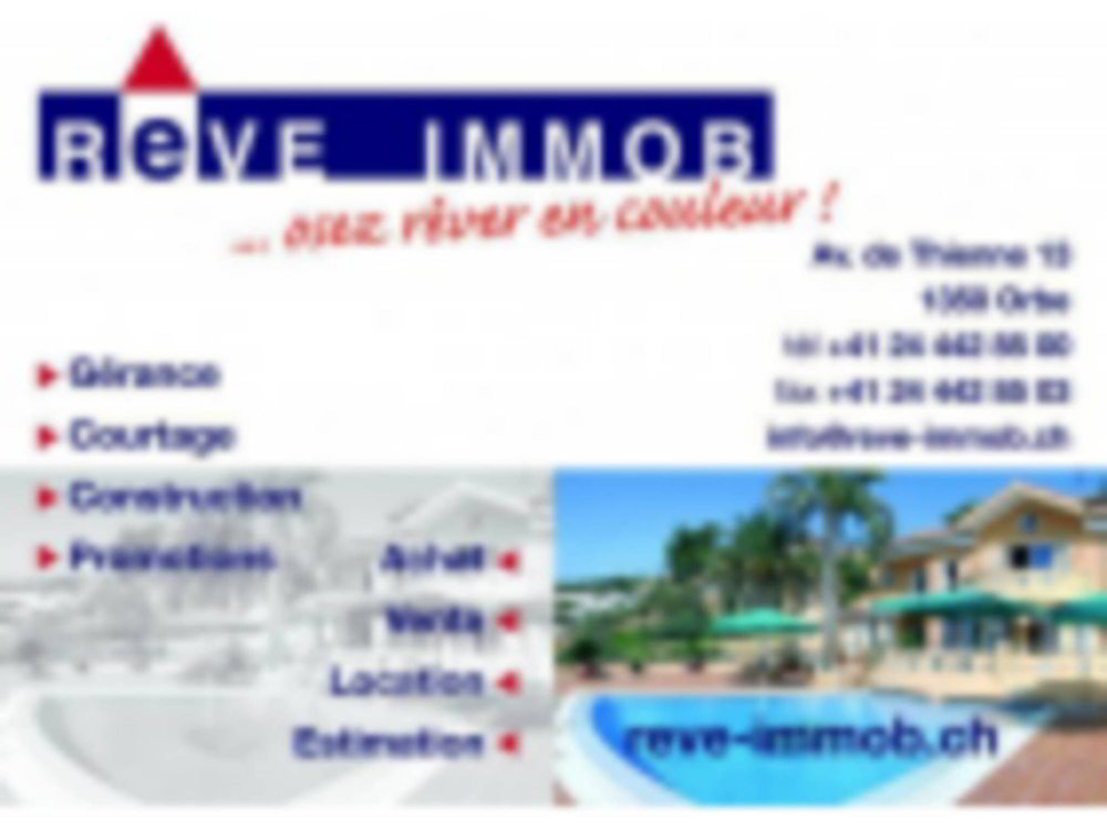 null rooms Car park, garage for rent in Orbe - image 1/1