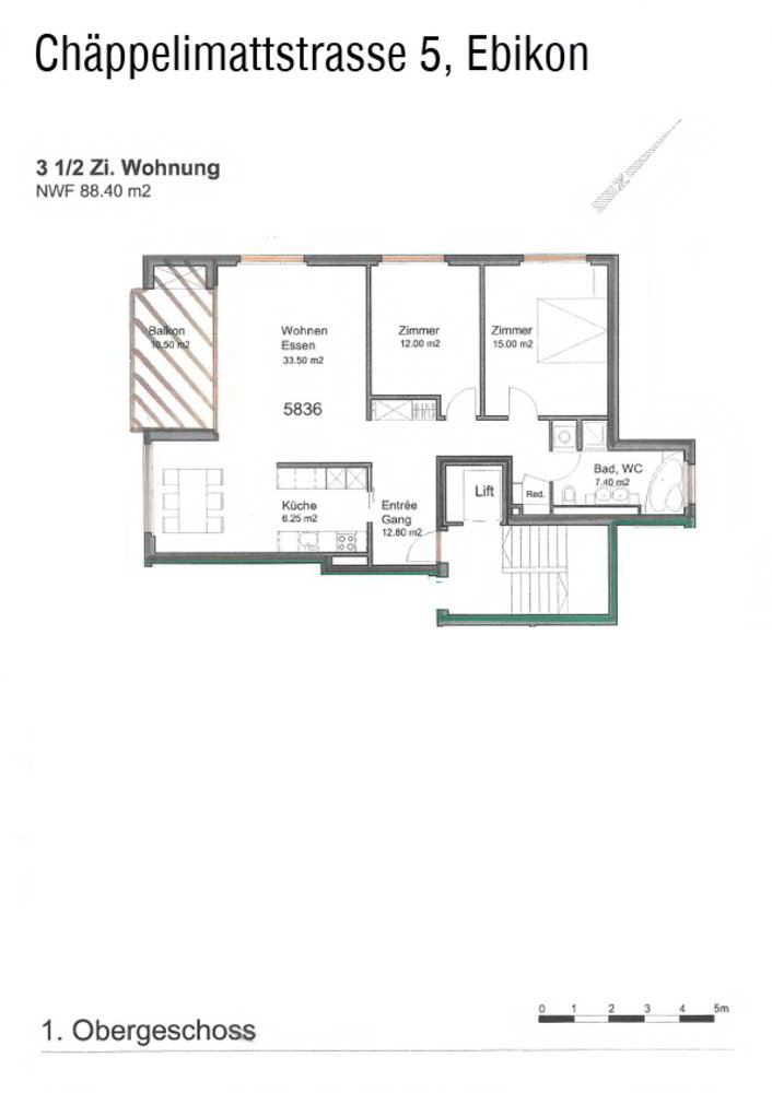 3.5 rooms Apartment for rent in Ebikon - image 1/16