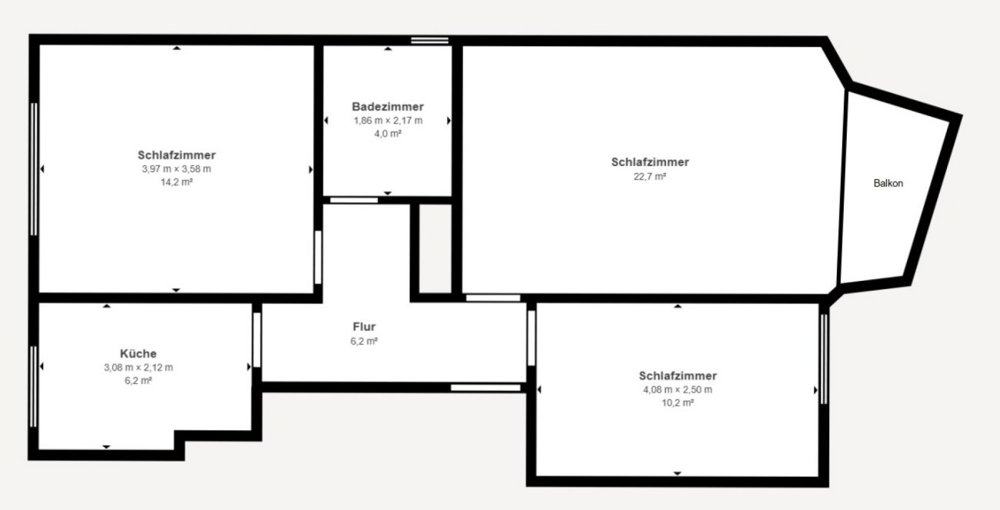 3 rooms Apartment for rent in St. Gallen - image 1/9